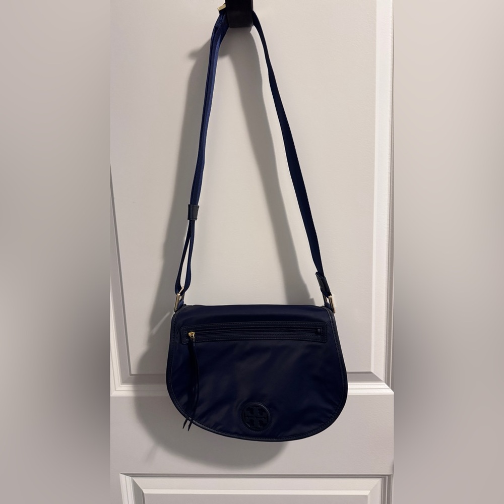 Tory Burch Navy Nylon Bag - Picture 2 of 7